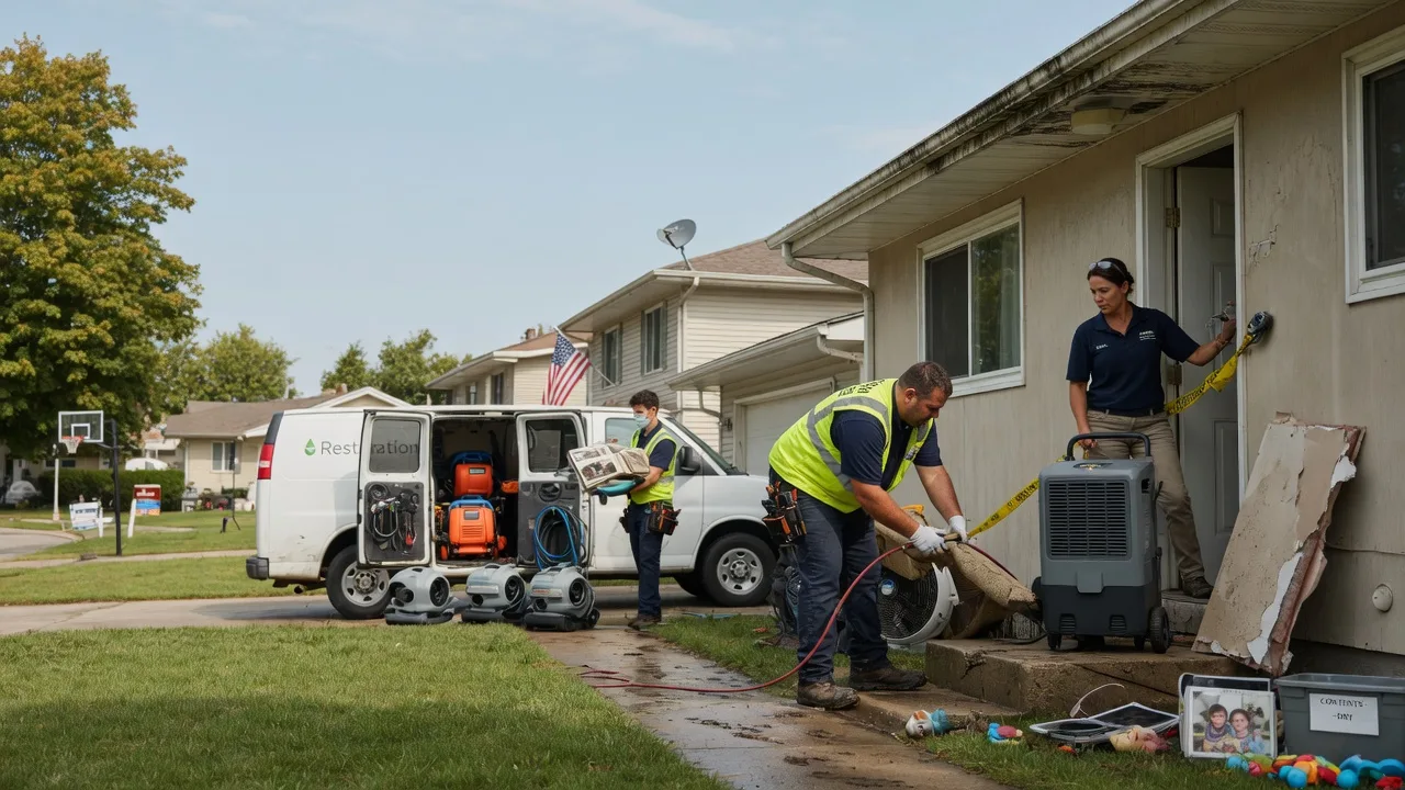 Water Damage Restoration in Hudgins, VA near me